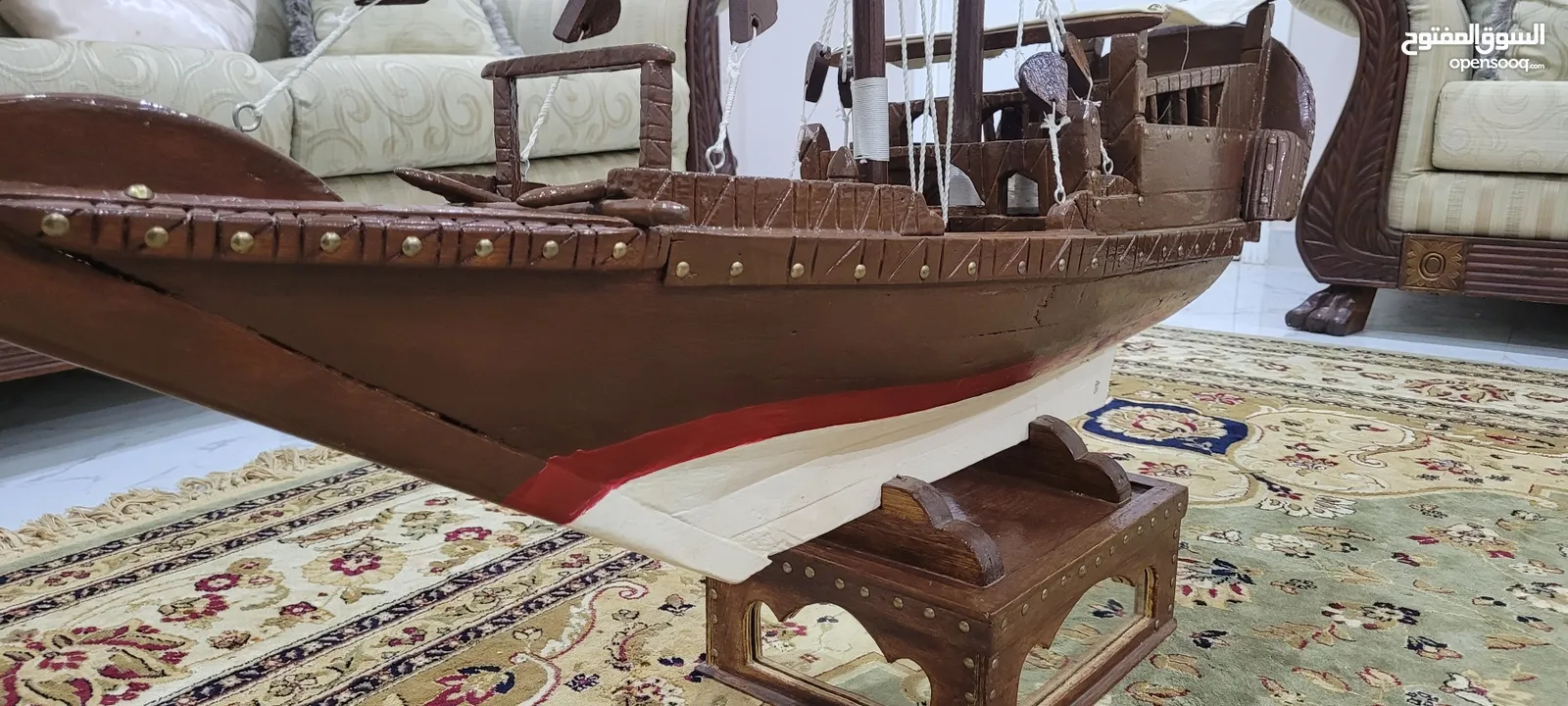 سفينة خشبية من التراث العماني