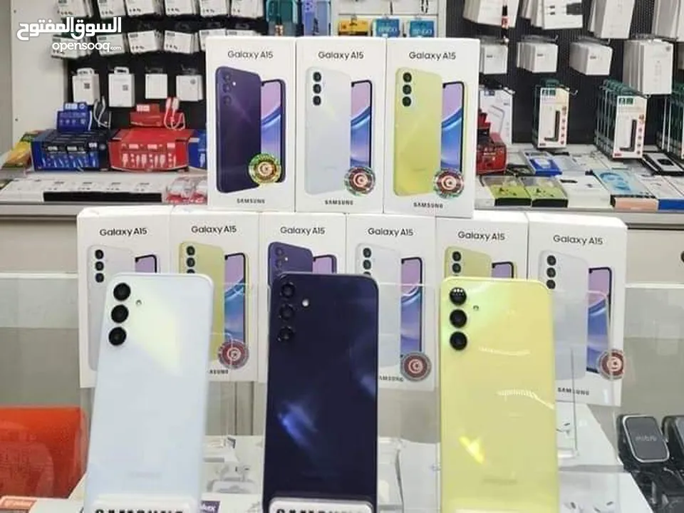 جديد Samsung A15 رام 8 و 12 و 16 جيجا 128 و 256 متوفر توصيل هدية كفر ولزقة وشاحن الاصلي