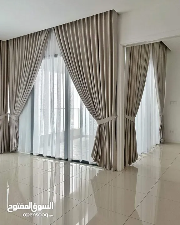 curtains ستائر  custom Curtains  book free appointment  free delivery  free installation/pixing