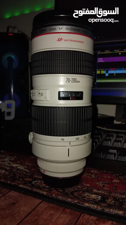 عدسة كانون 70-200 2.8 mark1