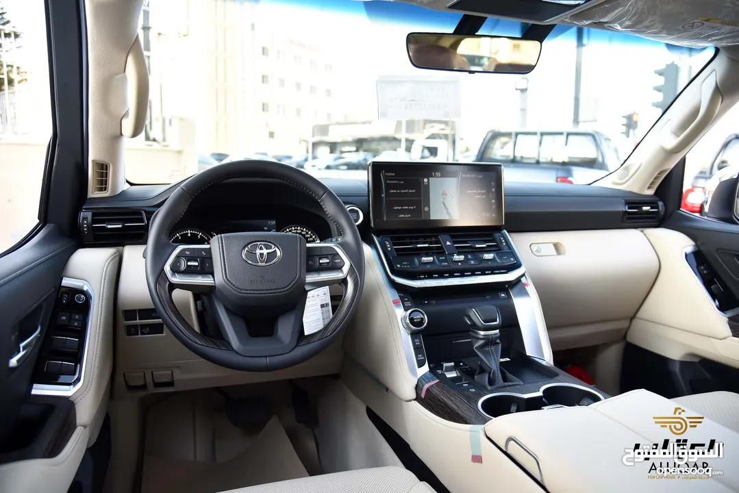 تويوتا لاندكروز VX 2024 لون ابيض عداد زيرو كفالة الشركة