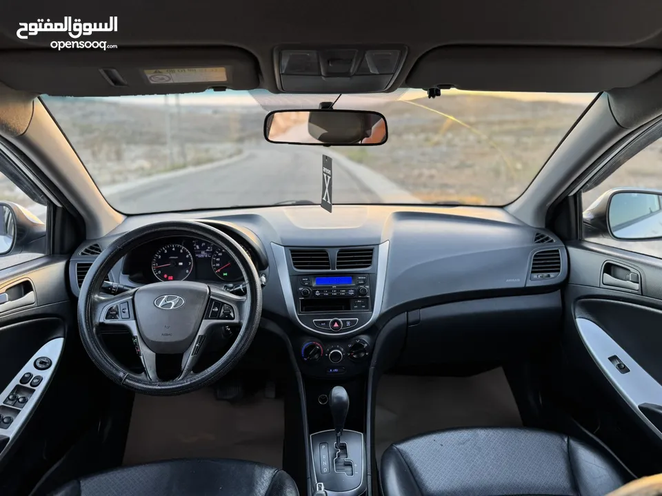 هونداي اكسنت 2014/13 اوتومات اربعة غيار كورية بسعر مميز اصل برايڤت