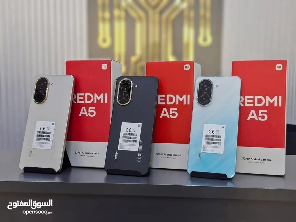 جهاز جديد بالكرتونة Radmi A5 رام 6 جيجا 128 مكفول سنة متوفر توصيل