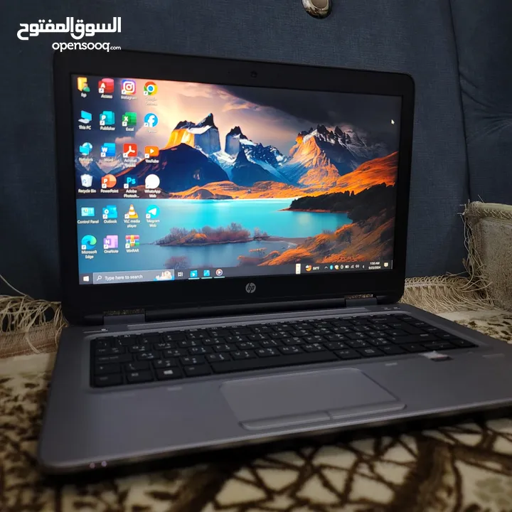 لابتوب hp  استخدام شخصي بمواصفات  Core i7 الجيل السابع  Ram 16GB  كرت الشاشه 8GB عالي الأداء      لل