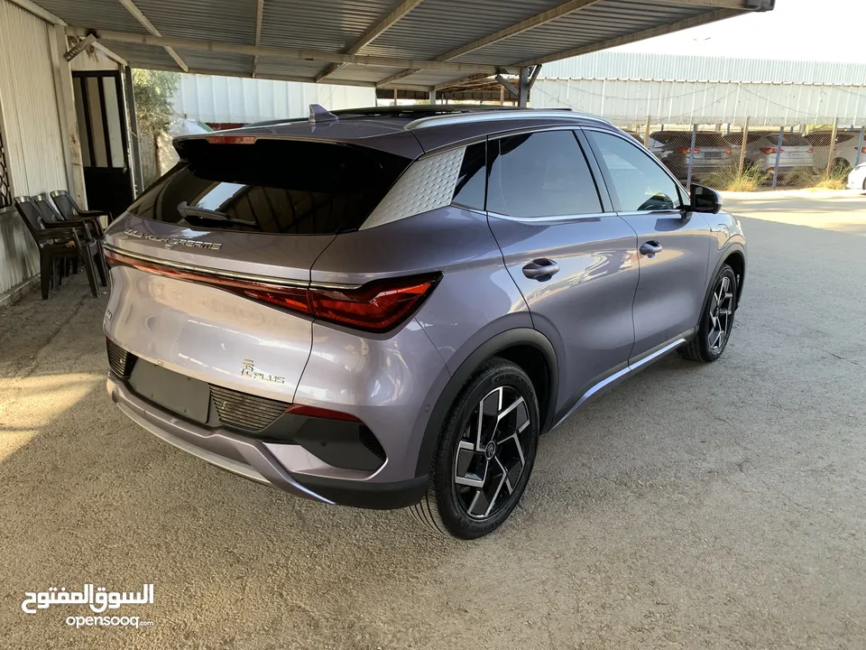 BYD Yuan plus 2023 بي واي ديه ايوان بلص صنف شامبيون فل الفل اوتبارك وباب خلفي كهرباء كراسي حامي بارد