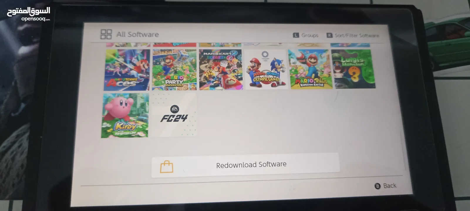 Nintendo switch v1 512 معدل سعة تخزين