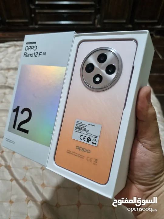 جهاز جديد oppo Reno 12F 5G رام 24 جيجا 256 مكفول سنة متوفر توصيل