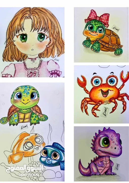 مدربة ورش فنية تعليم رسم وأعمال يدوية للاطفال فى المدارس والروضات