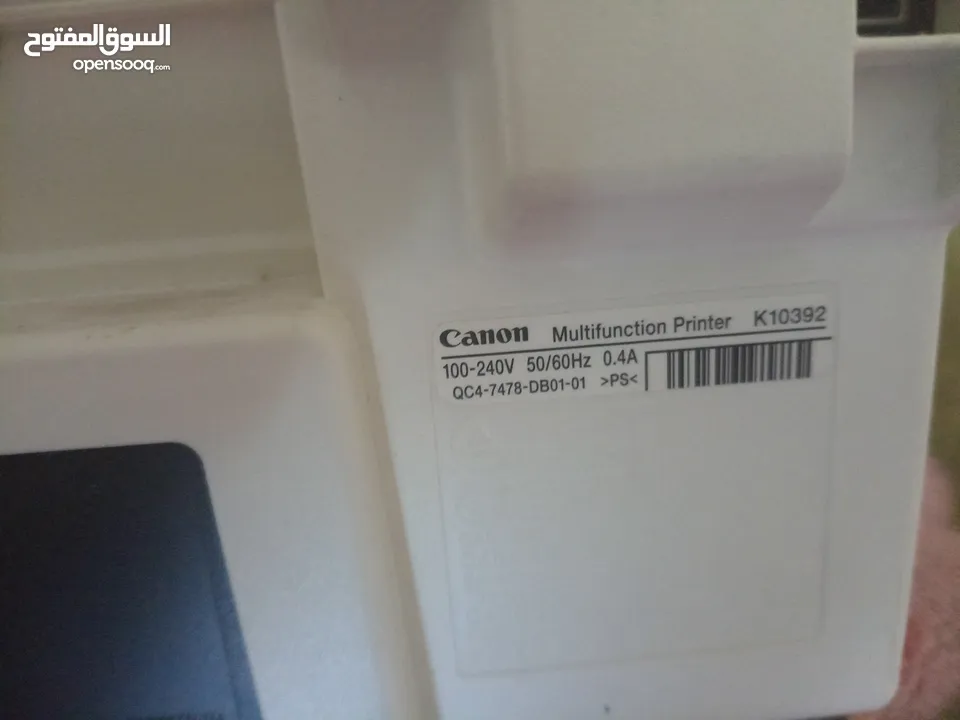 طابعه بحاله ممتازه بدون حبر نوع canon