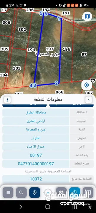 أرض للبيع 10 دونمات تصلح مزرعة او شالية