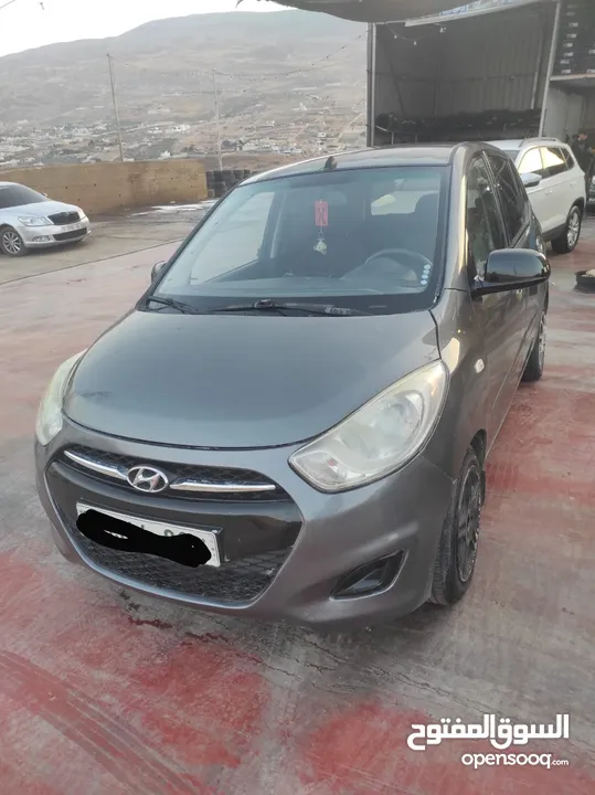 سيارة هونداي i10 موديل 2011  ماطور 1100
