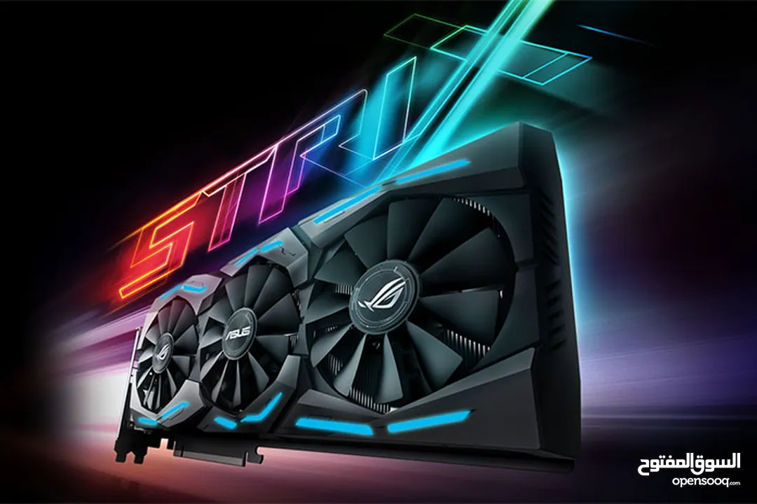 GTX 1080 ASUS STRIX اقوى نسخة ب ثلاث مراوح اقوى من ال 2060 وبنفس قوة ال 2070 سوبر تقريبا