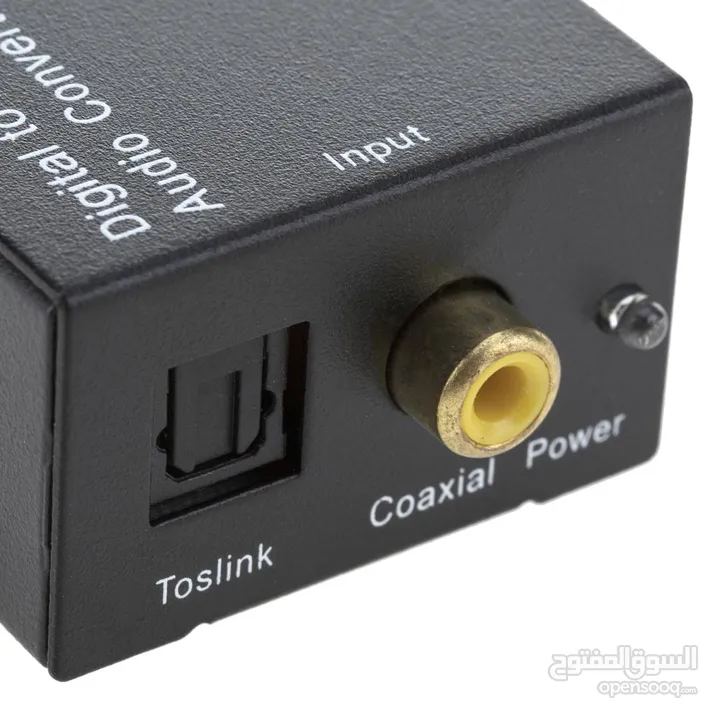 Digital to analog audio converter Toslink coaxial RCA