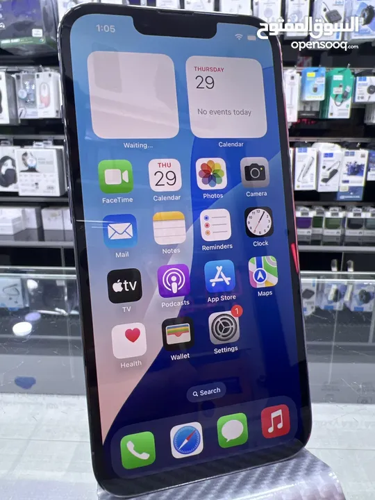 Used iPhone 13 Pro (256 GB) ايفون 13 برو  مستعمل وكالة على الفحص مش مفتوح ولا مصلح نهائيا كفالة محل