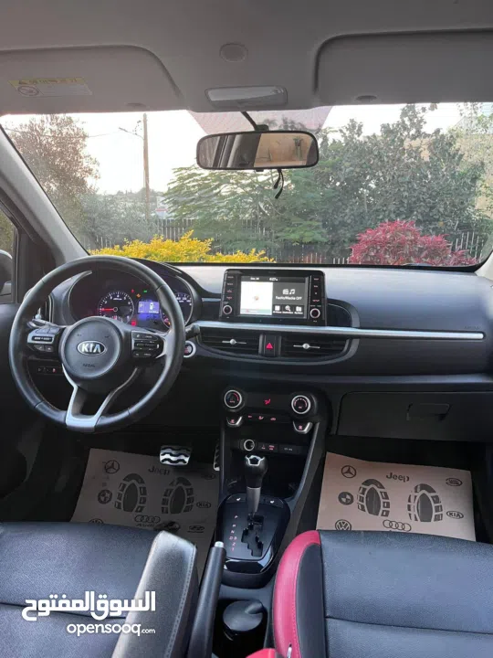 كيا مورننغ جتي 2020بالرخصة فحص ممتاز  ماتور1000بنزين اتومات فل بدون فتحه للبيع علكاش والبدل وارد