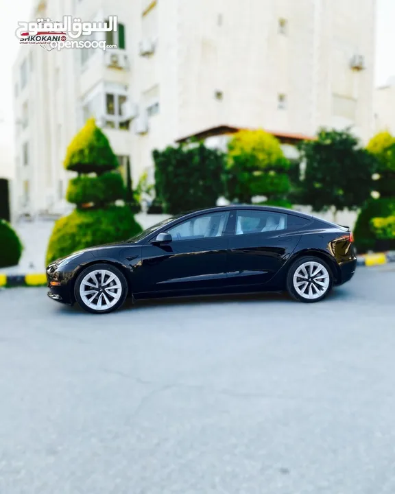 تيسلا مودل 3 موديل 2022 Tesla model 3 Dual motor Long Range 2022  ممشى 40 الف كم