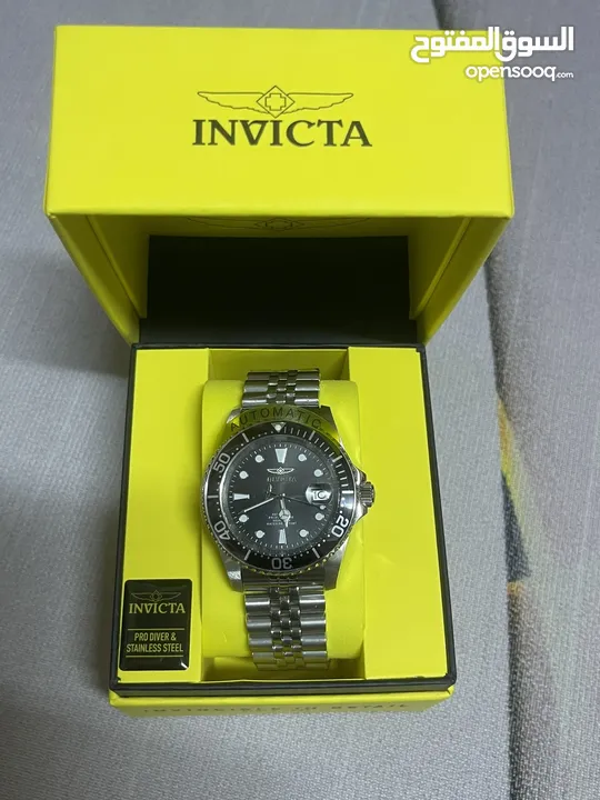 ساعة انفيكتا - invicta watch black new
