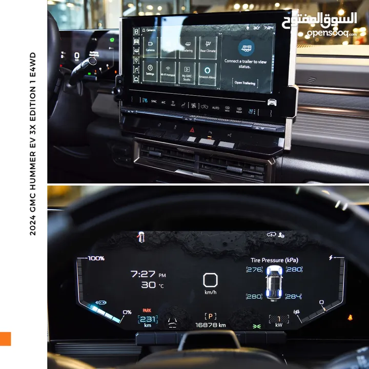 جمس همر EV الاصدار الاول كهربائية بالكامل 2024 GMC Hummer EV EV 3X Edition 1 e4WD