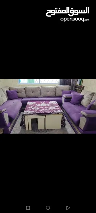 طقم كنب نضيف مستعملات اشي بسيط