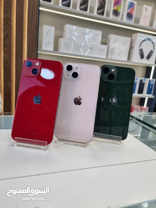 iphone 13  128 آيفون 13 128 جيجا مستعمل بحاله الوكاله وشبه جديد ومكفول
