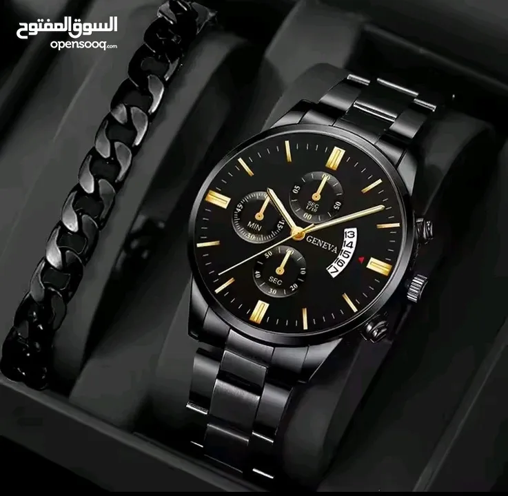 ساعه رجاليه فولاذيه المقاومه لي الصدا ووتش الفاخر جميله الساعه أنا شخصينه مستخدمه والله افضل الساعات