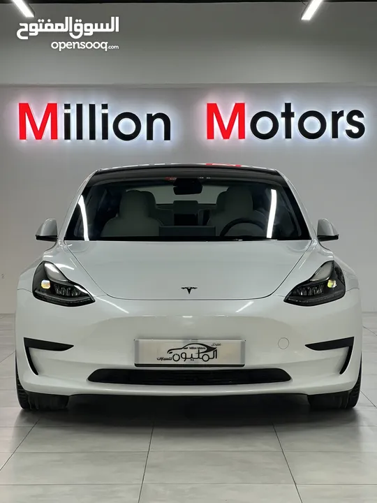 Tesla Model 3 2021 تيسلا 3 خليجي تحت ضمان الوكاله الى 2029