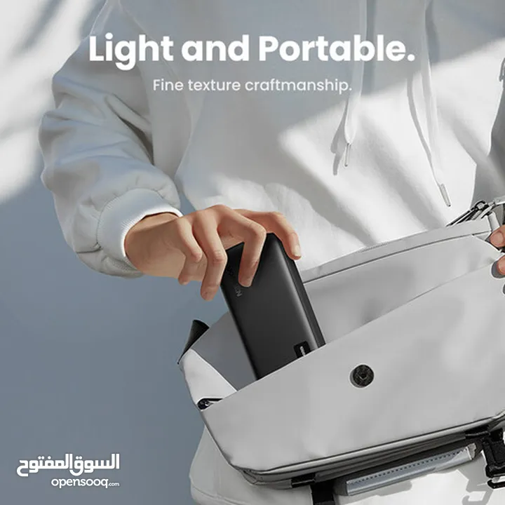 بوربانك يوجرين اصلي شحن سريع مع شاشه UGREEN USB-C Power Bank (10,000 mAh)