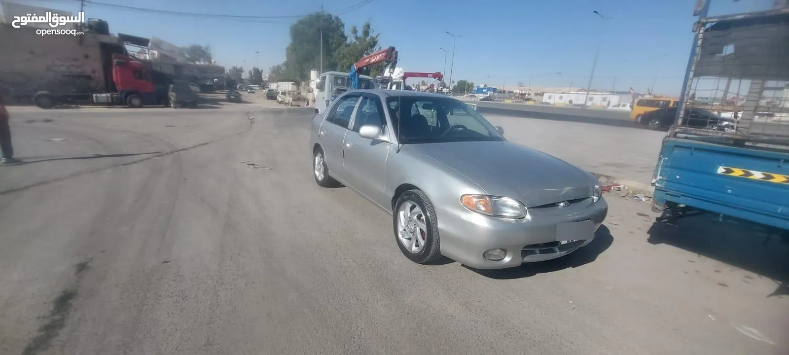 هونداي اكسنت 98 فل عدا الجير فحص كامل
