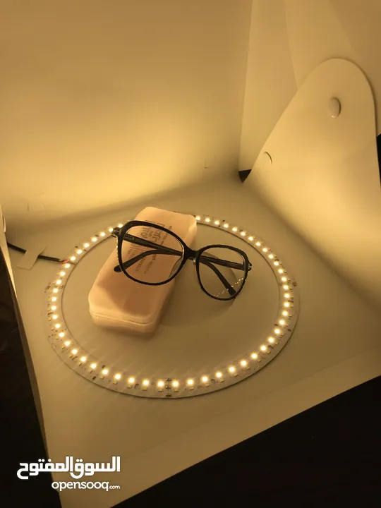 صندوق إضاءة للتصوير الاحترافي LED قياس 30x30 ثلاث درجات إضاءة portable light box photography