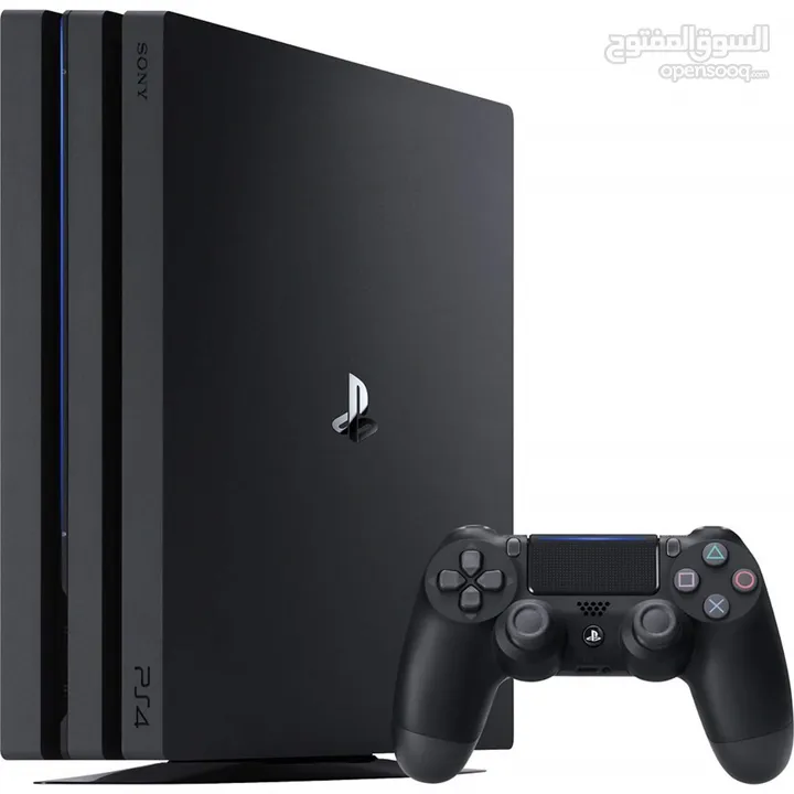 بلايستيشن 4 البرو مع 6 أشرطة مع جهاز للبيع / Playstation 4 pro