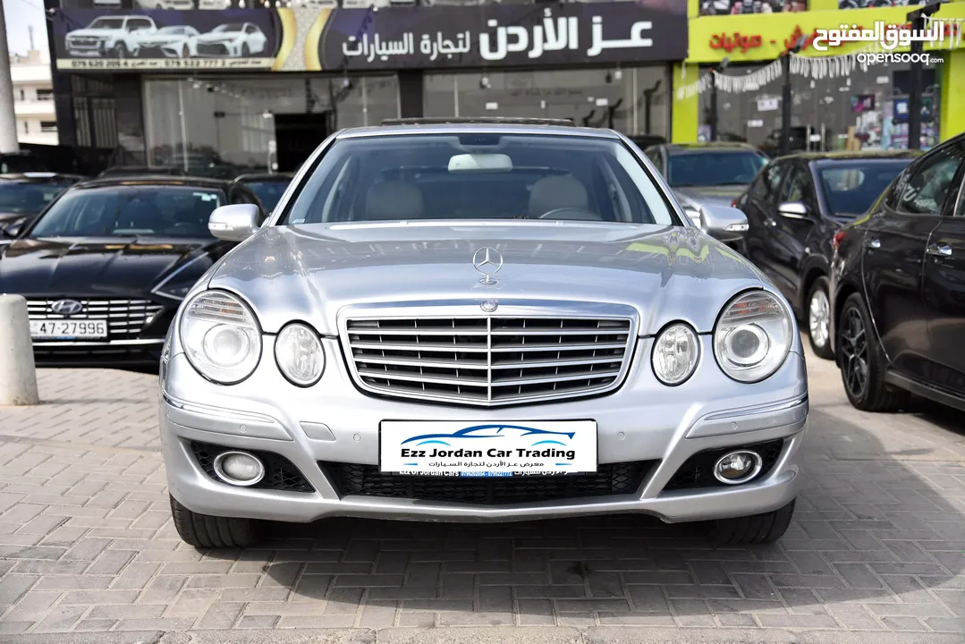 مرسيدس E200 بحالة الوكالة Mercedes E200 Kompressor 2007