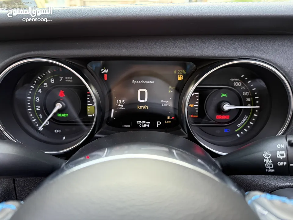 جيب رابيكون ترخيص 2022 محرك 2000 هايبرد  جير أوتوماتيك 375 حصان