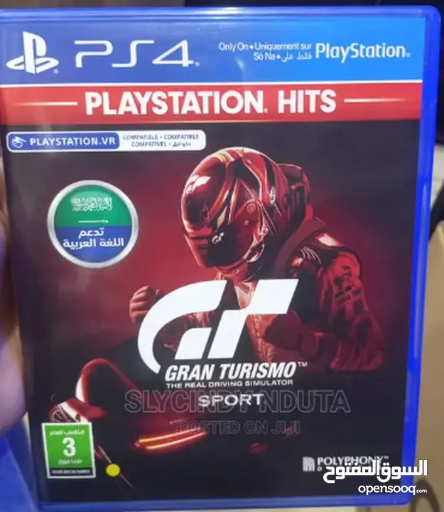 Gran Turismo The Real Driving Simulator Sport PS4 تدعم اللغة العربية للبيع او للبدل