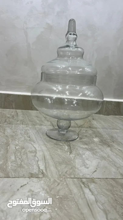 مضيفه زجاج ستاند كبسولات