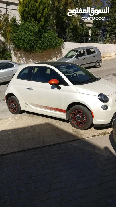 Fiat 500e 2015 sport package panorama