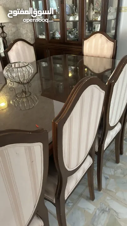 طقم سفره خشب 10 أشخاص