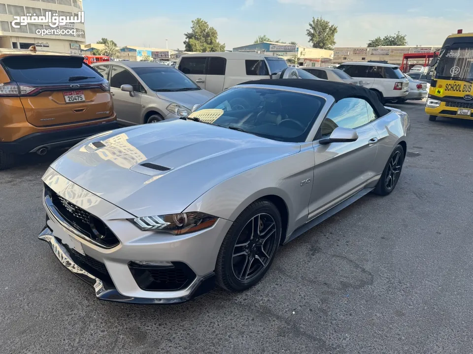 Ford mustang Gt 2018 convertible american specs in excellent condition