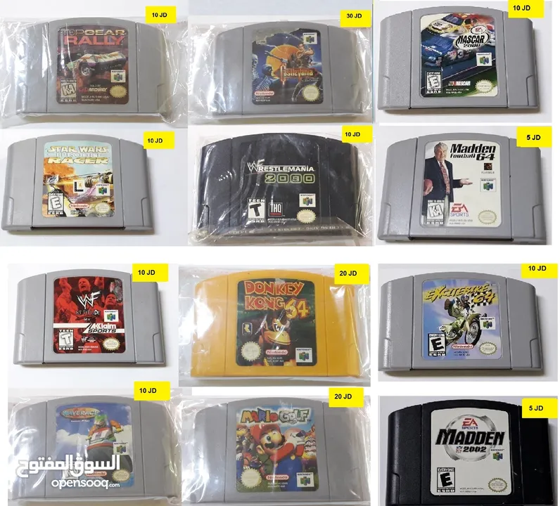 العاب نادرة لهواة التجميع ناينتدو Nintendo Gameboy Sega Sony psp 3ds wii u snes