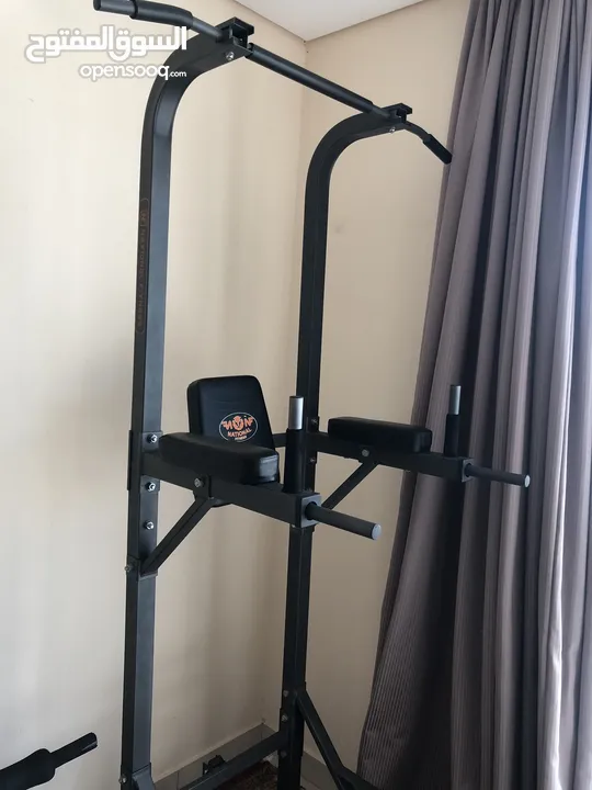 Weight set pull up stand  one bar