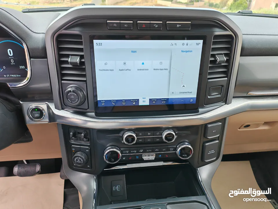 Ford F-150 2021 Lariat ( Gasoline )   powerboost 4x4 فورد f150 موديل 2021 بحالة ممتازة