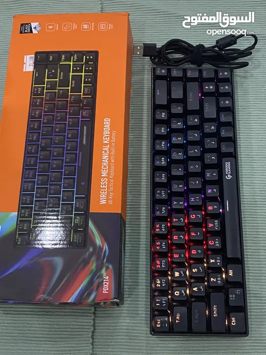 Wireless Mechanical Keyboard  كيبورد الاسلكية