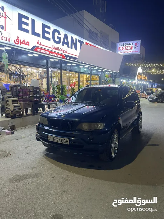 BMW X5 موديل 2001 فحص كامل ترخيص وتنازل واطي للبيع او البدل ع مرسيدس E200 موديل 2004