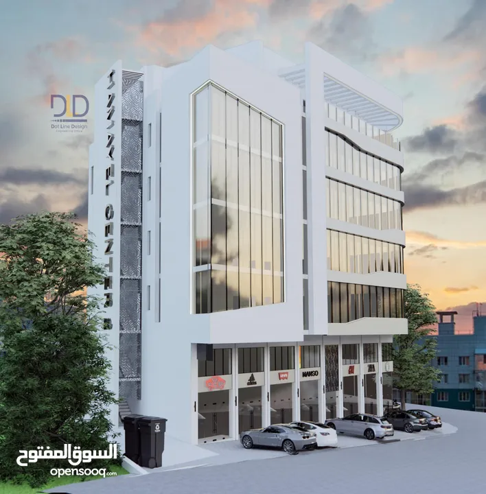 مساحات للايجار\ عمارة حمايل سنتر 2