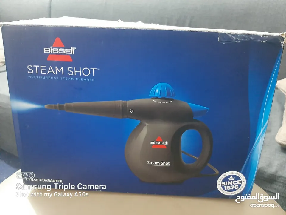 جهاز التنظيف بالبخار من بيسل المحمول باليد ستيم شوتBISSELL Steam Shot Handheld Steam Cleaner (2635E)