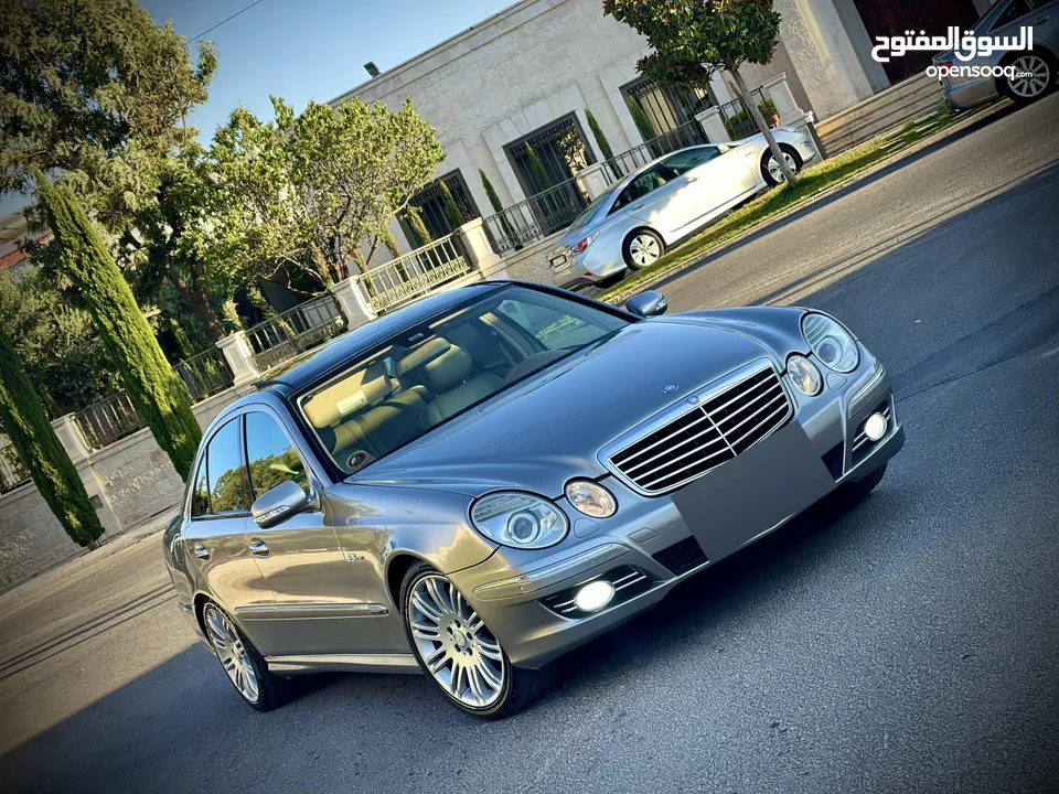 مرسيدس e200 موديل 2008 فحص كامل فل كامل اعلا المواصفات مميزة جدا بنظافتها
