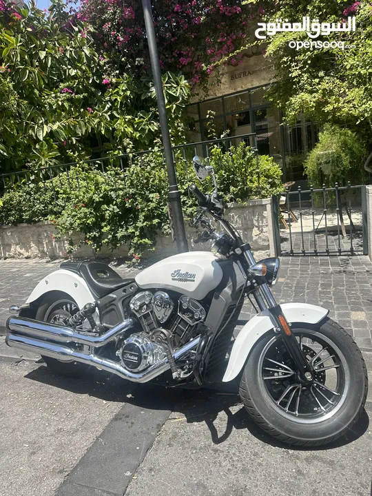 Indian scout 2020 abs 1200cc لون مميز