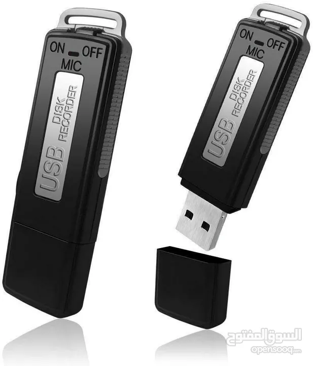 USB Mini Voice Recorder Audio Digital 8GB  فلاشة تسجيل صوت