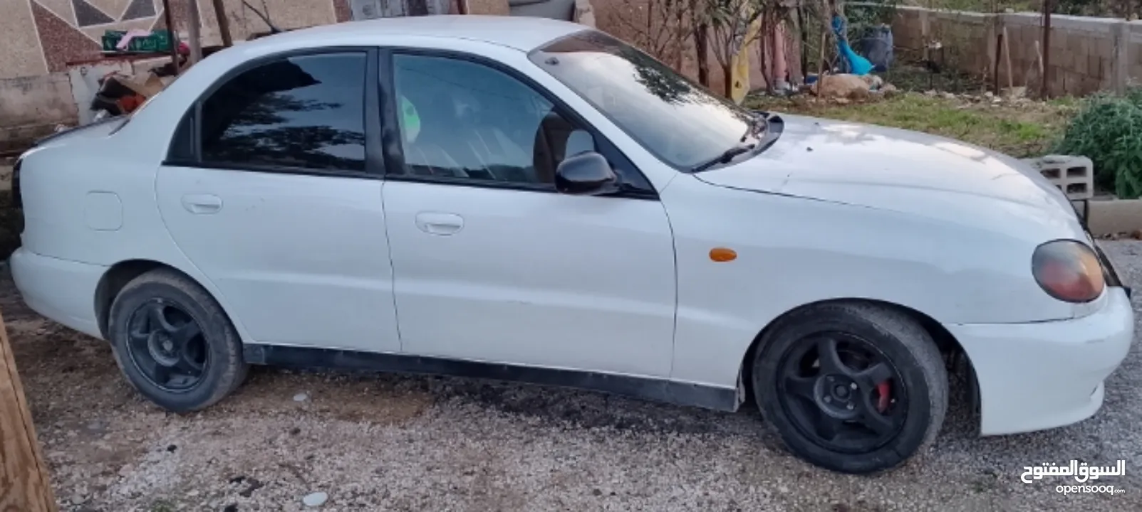 الحبة النظيفة ،دايو لانوس أوتوماتيك أصل برايفت (خصوصي) بنزين 1500 قطارة مىديل 2002