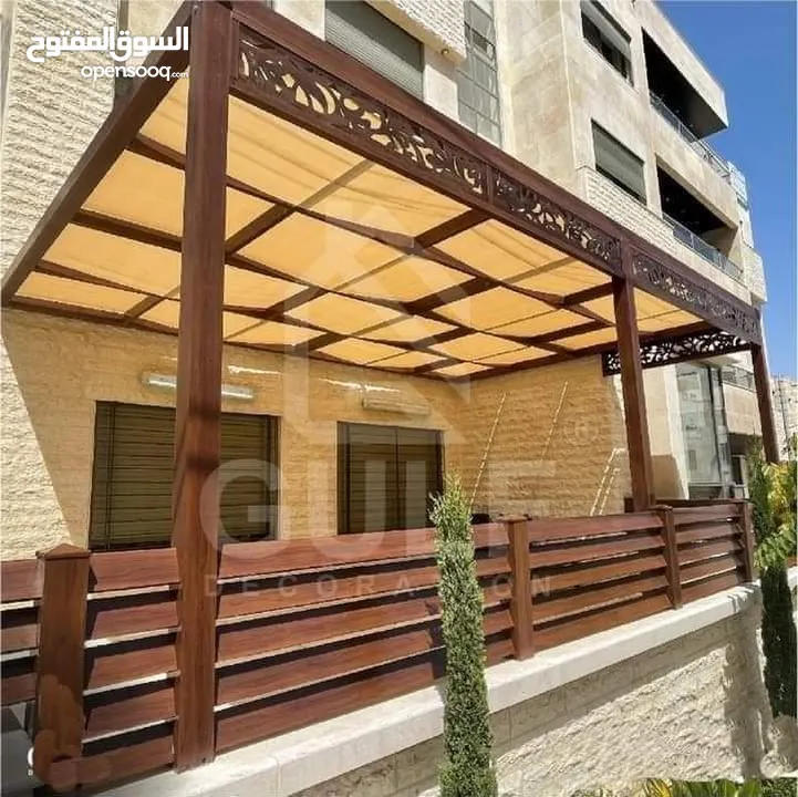 تركيب مظلات خشب براجولا مع الاشعه للكراجات والبلكونات والحدائق