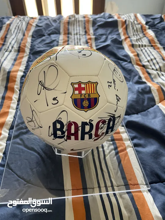 Authentic Barcelona 2013-2014 singned nike football